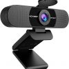 Amazon:$27.99 ($38.99)EMEET 1080P Webcam with Microphone, C960 Web Camera, 2 Mics Streaming Webcam, 90°FOV Computer Camera, Plug and Play USB Webcam for Online Calling/Conferencing, Zoom/Skype/Facetime/YouTube, Laptop/PC