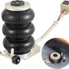 Amazon:$57.11 ($111.99)VEVOR Air Jack, 3T / 6600 lbs Triple Bag Air Jack, Airbag Jack with Six Steel Pipes, Lift up to 17.7 inch/450 mm, 3-5 s Fast Lifting Pneumatic Jack, with Long Handles for Car, Garage, Repair