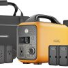 Amazon:$764.15 ($999.00)Runhood Solar Generator Rallye 600 Pro, 1296Wh Portable Power Station With RUNHOOD Carrying Case Bag&4 Hot Swappable Batteries, 110V/600W AC Outlet for Outdoors Camping, Home Use, Emergency, CPAP
