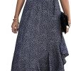 Amazon:$30.23 ($47.99)PRETTYGARDEN Womens Summer Wrap Maxi Dress Casual Boho Floral V Neck Short Sleeve Ruffle Hem Split Beach Long Dresses