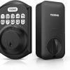 Amazon : $32.78 ($59.99)  TEEHO TE001 Keyless Entry Door Lock with Keypad - Smart Deadbolt Lock for Front Door with 2 Keys - Auto Lock - Easy Installation - Matte Black