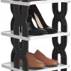 Amazon: $9.49 ($21.99) 6 Tier Narrow Shoe Rack, Small Vertical Shoe Stand, Space Saving DIY Free Standing