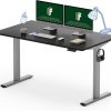 Amazon : $239.99 ($299.99) FLEXISPOT EN1 Electric Stand Up Desk 55 x 28 Inches Whole-Piece Desktop Ergonomic Memory Controller Standing Height Adjustable Desk (Gray Frame + 55'' Black Top, 2 Packages)