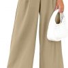 Amazon: $11.99 ($29.99) Women’s Wide Leg Palazzo Pants Elastic High Waist Trousers Comfy Work Suit Pants