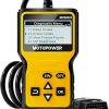 Amazon : $13.50 ($25.00)  MOTOPOWER MP69033 Car OBD2 Scanner Code Reader Engine Fault Scanner CAN Diagnostic Scan Tool for All OBD II Protocol Cars Since 1996, Yellow