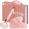 Amazon : $8.09 ($14.99)  BAIMEI IcyMe Jade Roller & Gua Sha, Face Roller Redness Reducing Skin Care Tools, Self Care Pink Gift for Men Women, Massager for Face, Eyes, Neck, Relieve Fine Lines and Wrinkles - Rose Quartz