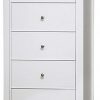 Amazon : $307.89 ($987.58) Benjara Nee 48 Inch Tall Dresser Chest, 5 Drawers Knobs, Matte, White and Silver