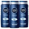 Amazon : $7.75 ($15.00)  Nivea Men Cool Body Wash with Icy Menthol, Scented Body Wash for Men, 3 Pack of 16.9 Fl Oz Bottles