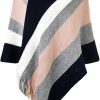 Amazon: $9.59 ($23.99) Women’s Casual Striped Poncho Sweater Versatile Fringe Shawl Wrap from