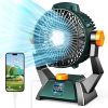 Amazon: $24.99 ($49.99) Camping Fan – Portable Personal Fan 20000mAh for 48Hrs Cooling, Dual Motor & Dual Fan Blade