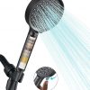 Amazon : $23.99 ($39.99) Cobbe Filtered Shower Head with Handheld, High Pressure 6 Spray Mode Showerhead with Filters, Water Softener Filters Beads for Hard Water - Remove Chlorine - Reduces Dry Itchy Skin, Matte Black