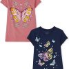 Amazon: $5.74 ($22.95) Branded TCP girls Multi Color Short Sleeve Graphic T shirt 3 Pack