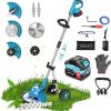Amazon : $77.49 ($161.99)  20000 RPM Battery Powered Weed Eater Cordless, 12'' Electric Weed Wacker Brush Cutter Heavy Duty, Striming Weed Trimmer Edger Lawn Mower with Charger, Metal Blade,1 Psc 3.0Ah Battery Last Edited: 06-29-24Amazon