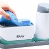 Amazon: $9.99 ($30.00) 4-in-1 Dish Soap Dispenser Set with Sponge Holder and Liquid Hand Soap Dispenser