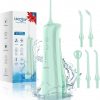 Amazon: $7.99 ($19.99) Water Dental Flosser Pick for Teeth – 5 Modes Cordless Portable Water Teeth Cleaner