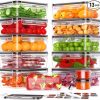 Amazon : $15.49 ($30.99) 26 Pcs Food Storage Containers with Lids Airtight(13 Containers & 13 Lids), Plastic Meal Prep Containers Reusable for Kitchen Organization, BPA-Free, Leak Proof with Labels & Marker Pen