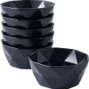 Amazon : $13.49 ($29.99)  Bruntmor Geometric Ceramic Bowls - Oven To Table Bakeware Bowls - Elegant 60 Oz Matte Serving Bowls for Soup, Cereal, Salads, Pasta, Dessert & Snack Bowls - Oven Safe Bake And Serve Bowls (Black)