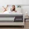 Amazon : $188.99 ($209.99)  Queen Mattress, 12 Inch Innerspring Hybrid Mattress in a Box with Gel Memory Foam, Individually Wrapped Encased Coil Pocket Spring Mattress, Pressure Relief, Medium Firm Support, 60''*80''*12''…