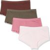 Amazon: $6.50 ($21.99) Branded Women’s Ribbed Boyshort Underwear, Pack of 4