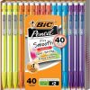 Amazon : $6.62 ($15.99)  BIC Xtra-Smooth Mechanical Pencils with Erasers (MPCE40-BLK), Bright Edition Medium Point (0.7mm), 40-Count Pack, Bulk Mechanical Pencils for School, Barrel Colors May Vary
