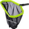 Amazon : $12.59 ($19.99)  Pool Net, Pool Skimmer Net with Double-Layer Deep Bag, Heavy Duty Aluminum Frame Swimming Pool Leaf Skimmer Rake Net with Fine Mesh, Large Pool Cleaning Net for Pond Spa Pool, Green (No Pole)