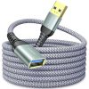 Amazon : $4.49 ($11.89)   AINOPE 10FT USB Extension Cable,USB Extender,USB 3.0 Extension Cable, Male to Female Cord High Data Transfer Compatible with Webcam,USB Keyboard,Flash Drive,Hard Drive,Printer