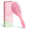 Amazon :$5.99 ($9.99)Detangle Hair Brush, Detangling Wet & Dry Spiral Hairbrush for Women, Men, kids, Vented Detangler for Blow Drying, Glide Through Tangles For All Hair Types (Pink)