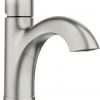 Amazon:$50.48 ($99.00)Moen Halle Spot Resist Brushed Nickel One-Handle Single Hole Bathroom Sink Faucet with Optional Deckplate, 84970SRN