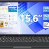 Amazon :$239.99 ($809.99)15.6 Inch Laptop, 8GB DDR4 256GB SSD, Laptops Computer with Celeron N4000 Processor(up to 2.6GHz), Mini HDMI, USB3.2, Dual WiFi, Type-C, 7000mAh, Numeric Keypad, Webcam(Sliver)