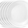 Amazon :$14.30 ($24.99)Corelle 6-Piece 6.75'' Appetizer Round Plates, Vitrelle Triple Layer Glass, Lightweight Round Plates, Dessert Plates, Chip and Scratch Resistant, Microwave and Dishwasher Safe, Caspian