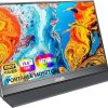 Amazon:$64.99 ($87.99)MNN Portable Monitor 15.6inch FHD 1080P USB C HDMI Gaming Ultra-Slim IPS Display w/Smart Cover & Speakers,HDR Plug&Play, External Monitor for Laptop PC Phone Mac (15.6'' 1080P)