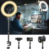 Amazon:$18.98 ($59.98)12'' Desk Ring Light for Video Conference Computer Zoom Meeting, Circle Light with Stand and Phone Holder for Video Recording, Streaming, Tiktok, YouTube, Selfie Ring Light Overhead Phone Mount