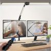 Amazon:$23.98 ($59.96)Desk Lamps for Home Office,3 Light Bars LED 4 Color Modes & 5 Brightness Table Lamp,24W Auto Off Timer Memory Function Drafting Desk Light with Clamp,Eye-Friendly Workbench Architect
