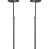 Amazon:$39.99 ($59.99)PERLESMITH Speaker Stands Height Adjustable 19.29-44.29 Inch with Cable Management, Hold Satellite Speakers and Small Bookshelf Speakers up to 9lbs -1 Pair