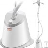 Amazon:$17.99 ($59.99)VEVOR Standing Steamer with Foldable Garment Hanger, 0.5Gallon Water Tank for 90 Minutes Continuous Steaming, Heats in 45 Seconds & Auto-Stop with Fabric Brush Aluminum Rod and Easy-roll Wheels