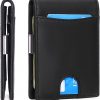 Amazon:$4.99 ($9.99)SENDEFN Slim Wallets for Men with Money Clip RFID Front Pocket Leather Wallet Mini Bifold