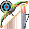 Amazon:$9.49 ($18.99)Bennol Bow and Arrow for Kids 4-8 8-12, Kids Archery Set Toys for Kids Boys 6-8 8-12, Indoor Outdoor Toys for 3 4 5 6 7 8 9 10 11 12 Year Old Boys