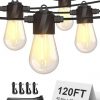 Amazon : $19.99 ($49.99) XMCOSY+ 120FT Outdoor String Lights - LED Waterproof Patio Lights with 42 Edison Bulbs, Dimmable Hanging String Lights for Outside, Porch, Yard, House