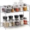 Amazon: $12.99 ($25.99) 2 Tier Spice Rack for Countertop, Kitchen Storage Organizer Shelf Counter Shelf