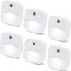 Amazon: $6.99 ($9.99) 6 Pack Night Light Plug in, White LED Nightlights with Smart Dusk to Dawn Sensor