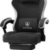 Amazon:$109.99 ($189.99)GTPLAYER Gaming Chair, Computer Office Chair with Pocket Spring Cushion, Linkage Armrests and Footrest, High Back Ergonomic Computer Chair with Lumbar Support Task Chair with Footrest （Black）