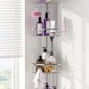 Amazon: $22.49 ($49.99) Corner Shower Caddy Tension Pole: Stainless Steel Rustproof 4-Tier Shower Organizer