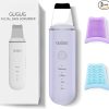 Amazon : $14.14 ($28.99)  GUGUG Skin Scrubber Face Spatula, 4 Modes Skin Spatula Blackhead Remover Pore Cleaner-Purple