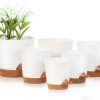 Amazon: $9.99 ($19.99) Plant Pots 8/7/6.5/6/5.5/5 Inch Self Watering Planters with Drainage Hole, set of 6