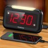 Amazon: $9.59 ($23.99) Large Digital Alarm Clock Big Numbers for Seniors & Visually Impaired, Red Digits, USB Charging