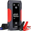 Amazon : $59.99 ($99.99) Jump Starter - 2000A Jump Starter Battery Pack for Up to 8L Gas and 6.5L Diesel Engines, 12V Portable Car Battery Jump Starter Box with 3.0'' LCD Display (Red)