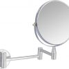 Amazon : $16.99 ($26.59)  Amazon Basics Wall Mount Round Vanity Mirror, 1X/5X Magnification, Chrome, 15.2 inches x 1.18 inches