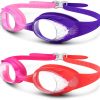 Amazon:  $4.94 ($8.99) Kids Swim Goggles 2 Pack – Quick Adjustable Strap Swimming Goggles