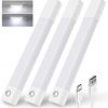 Amazon: $9.99 ($19.99) 3Pcs Closet Lights, 30 LED Rechargeable Under Cabinet Lighting Wireless, 3 Color Temps
