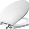 Amazon: $12.99 ($26.99) Edgewater Toilet Seat with Chrome Hinges will Never Come Loose